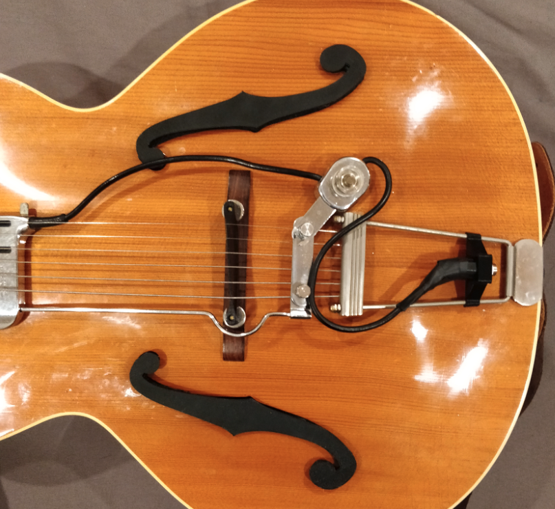 Project Custom Archtop Fhole Covers Panique Jazz