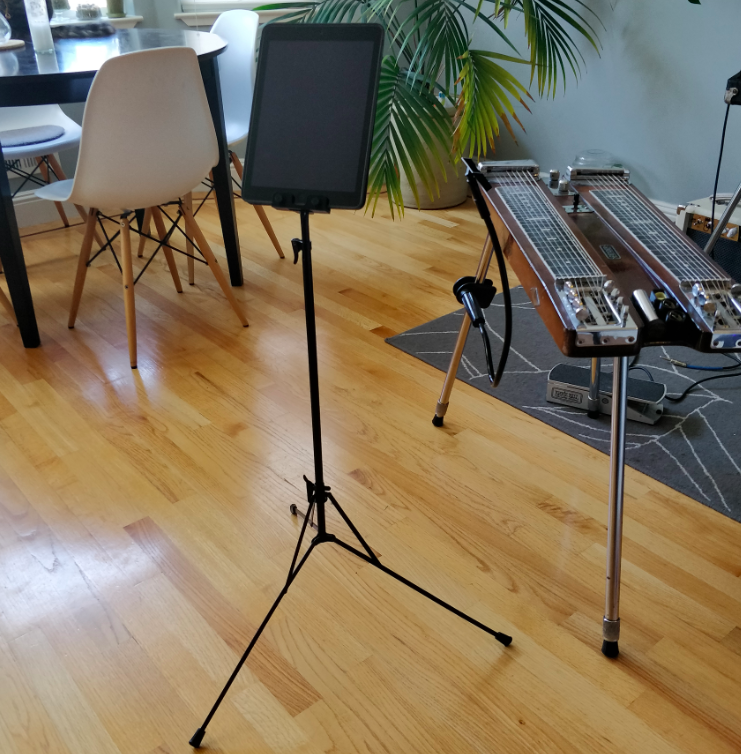 iPad music stand Panique Jazz