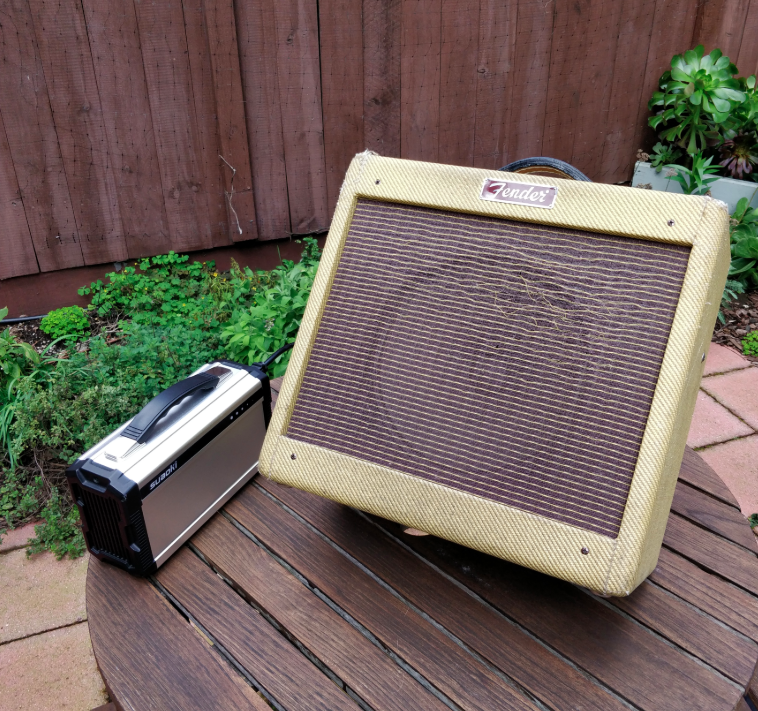 portable battery amp